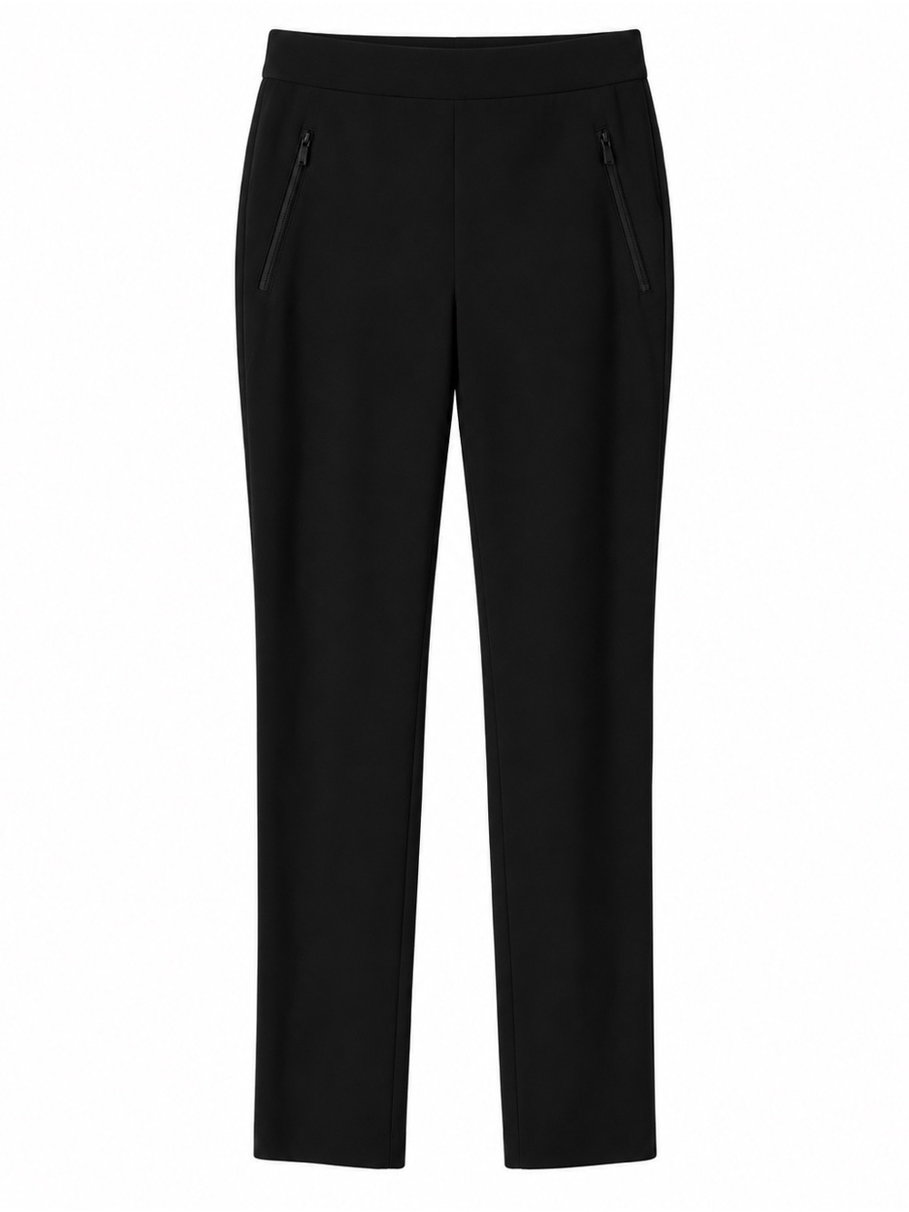 Banana Republic Zip-Pocket Ankle-Zip Legging Pant - Black, Size 10